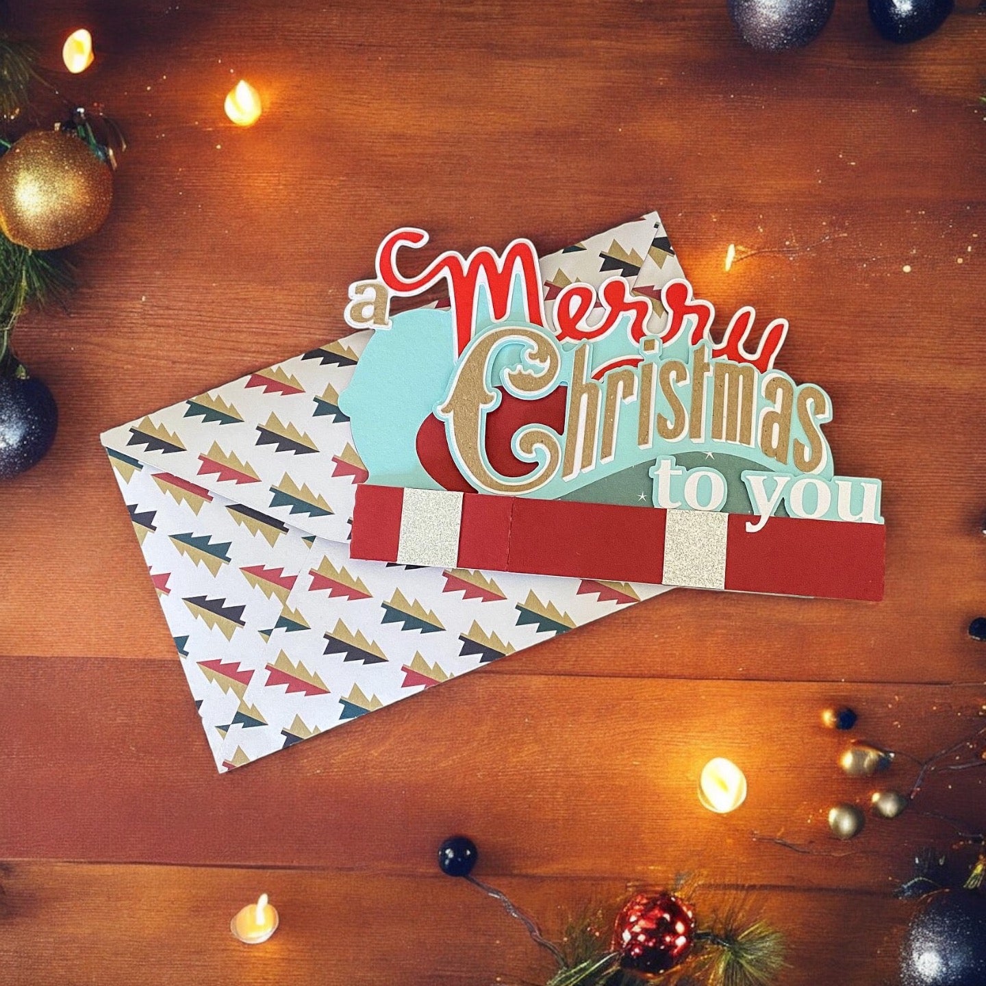 A merry Christmas to you box card