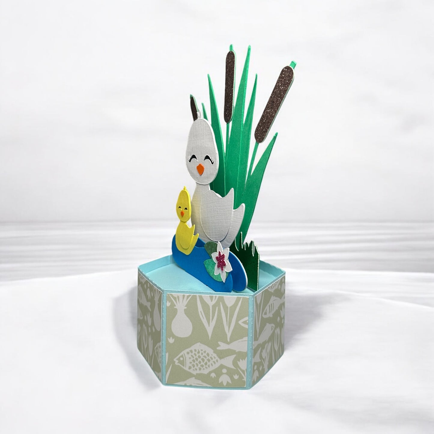 Ducks pop-up card