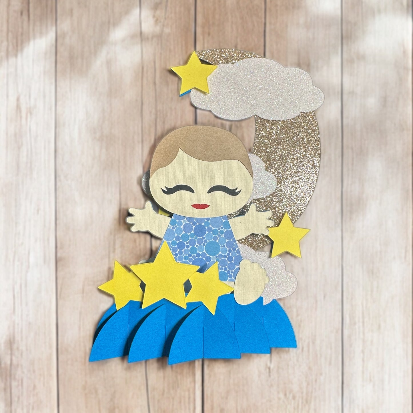 Baby boy/girl slice card