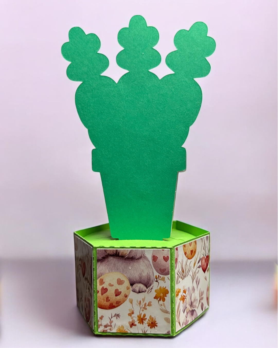 Bunny bob tail popup card