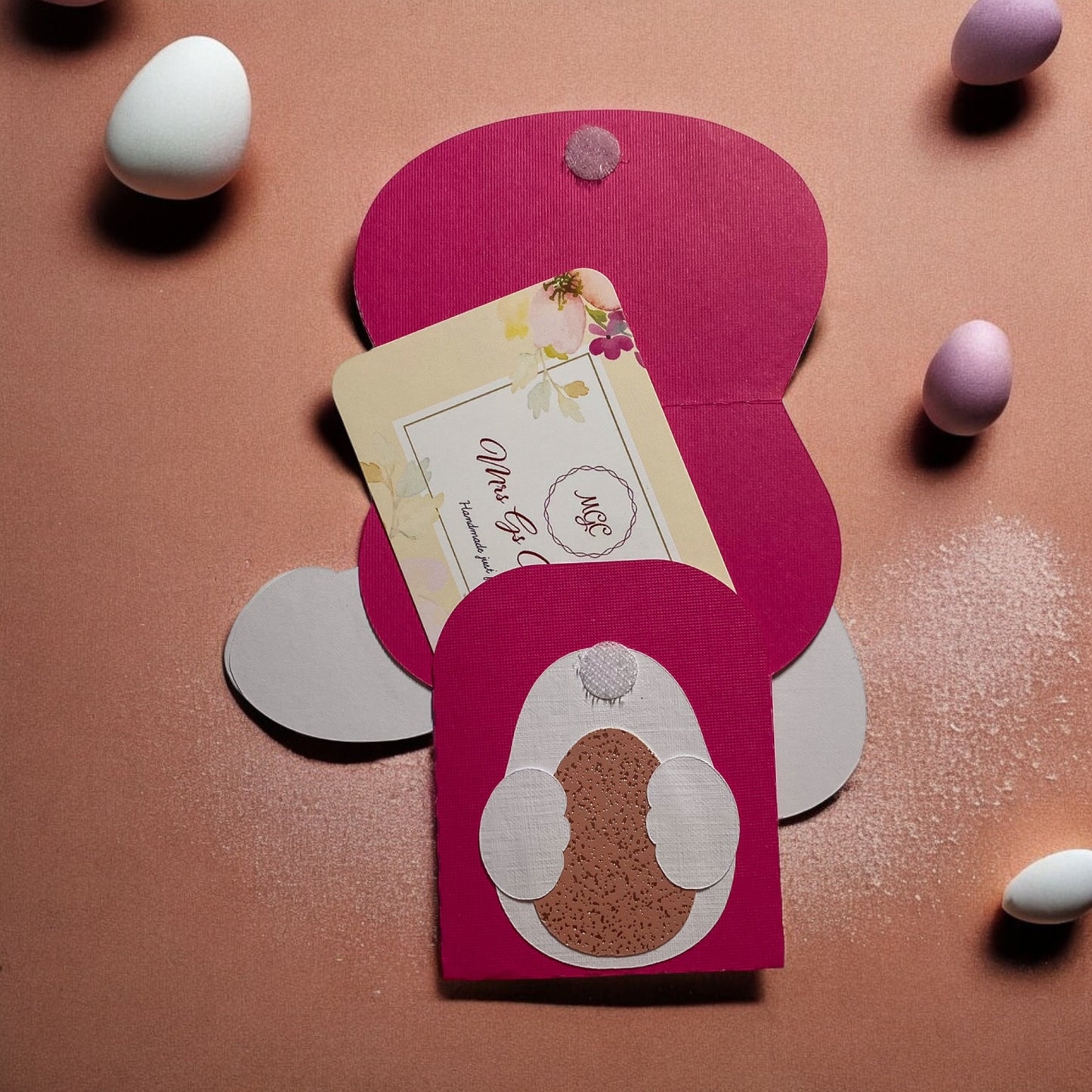 Easter Bunny gift card holder