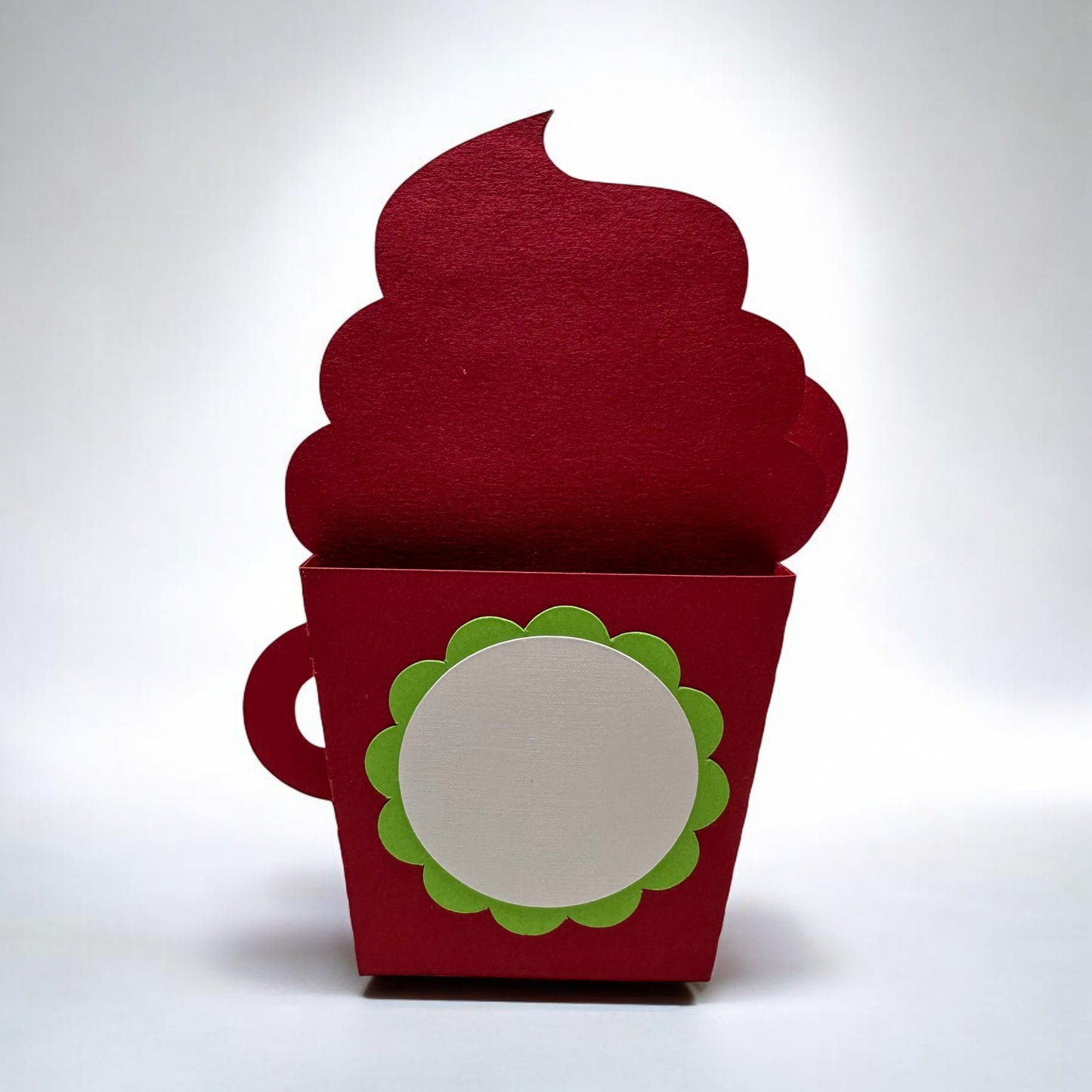 Santa hot chocolate box card
