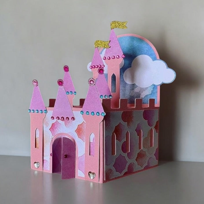 Fairytale castle box card