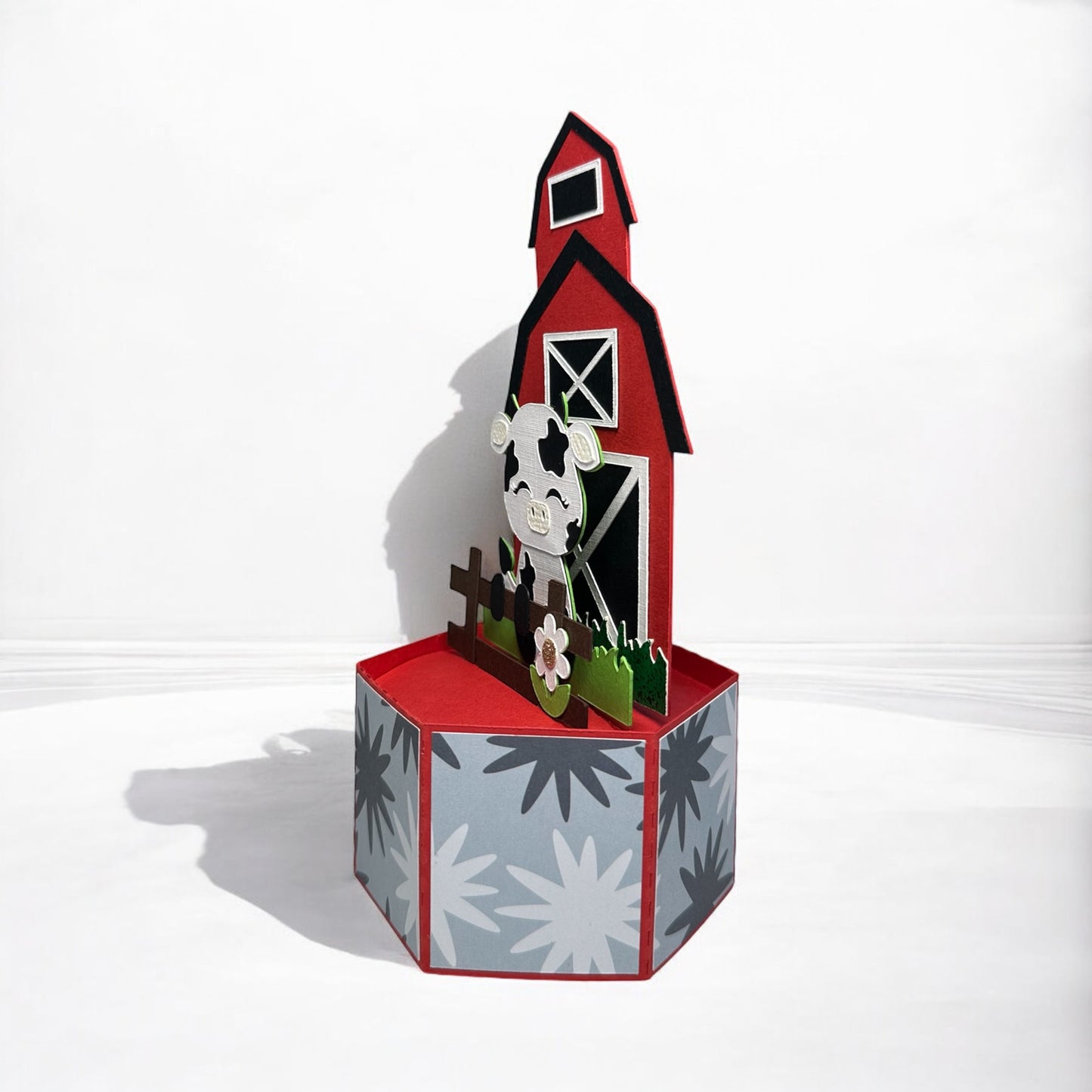 Cow pop-up card