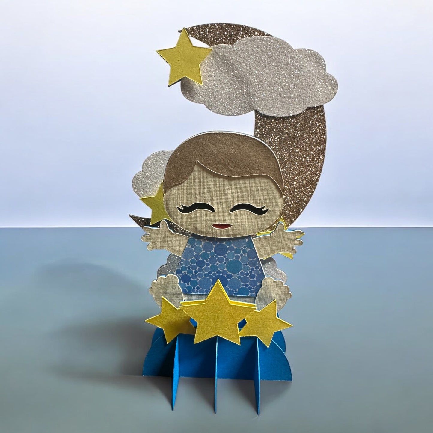 Baby boy/girl slice card