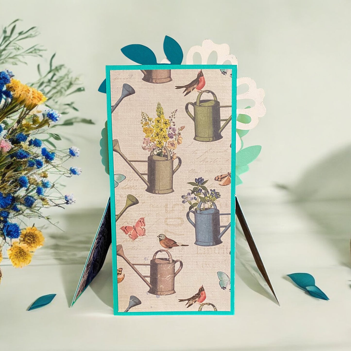 Floral box card