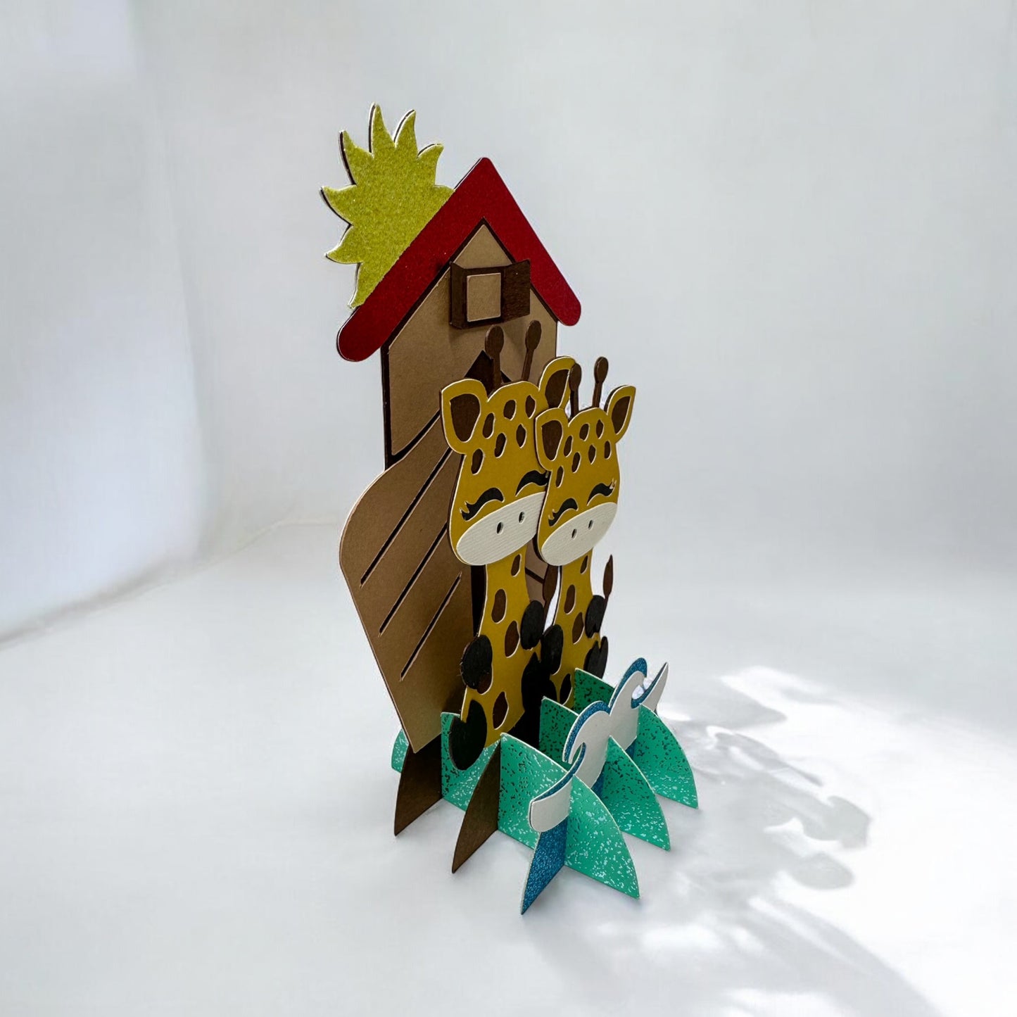 Giraffe Noah’s arc slice card