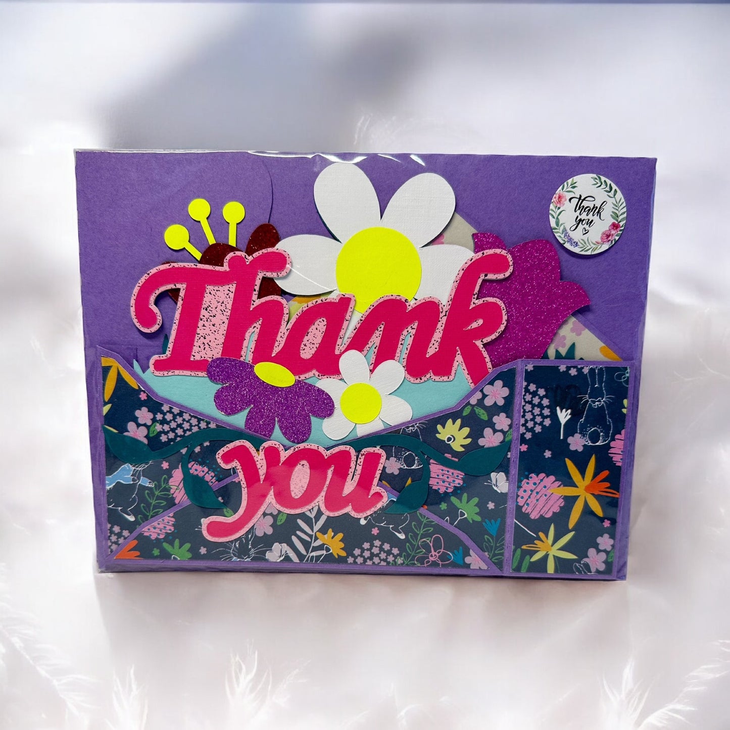 Thank-you box card