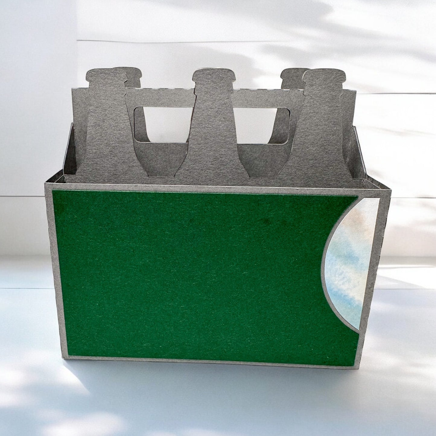 Six pack beer box card