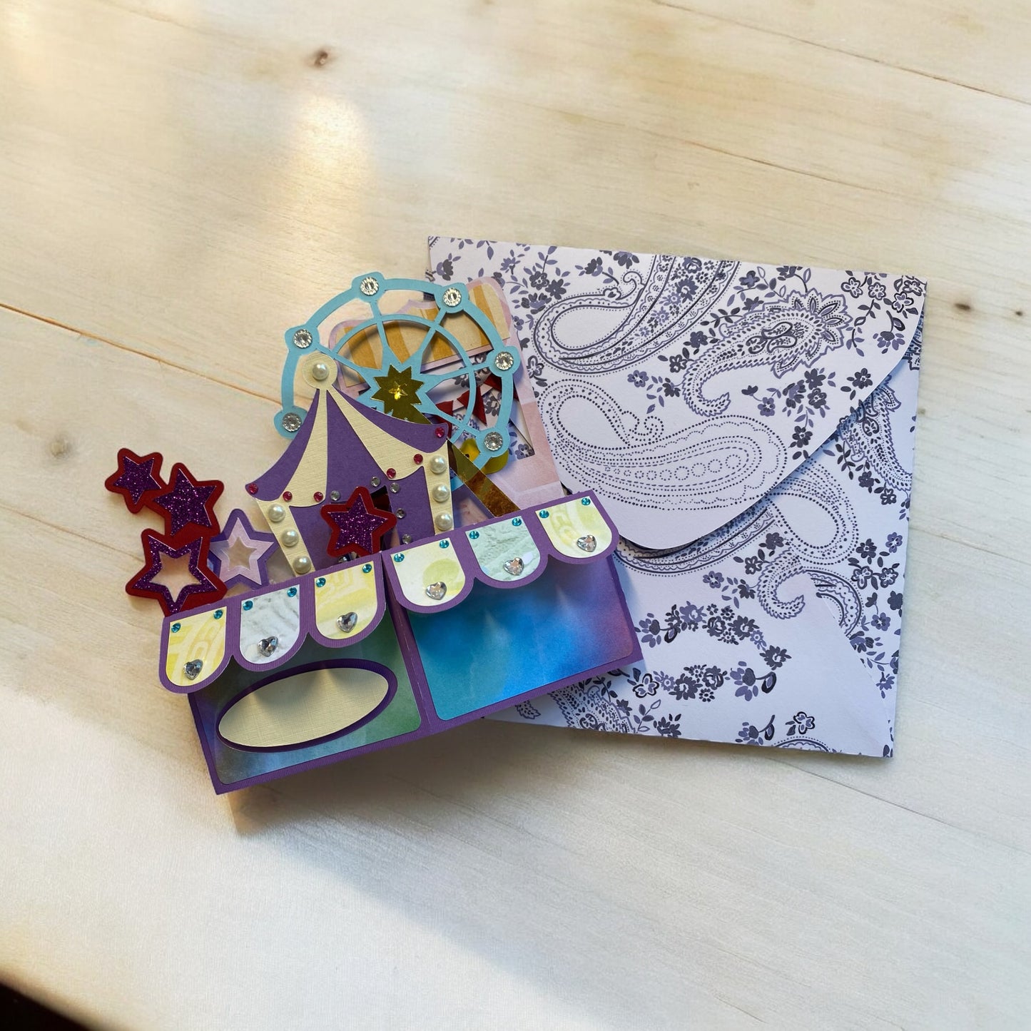 Circus box card