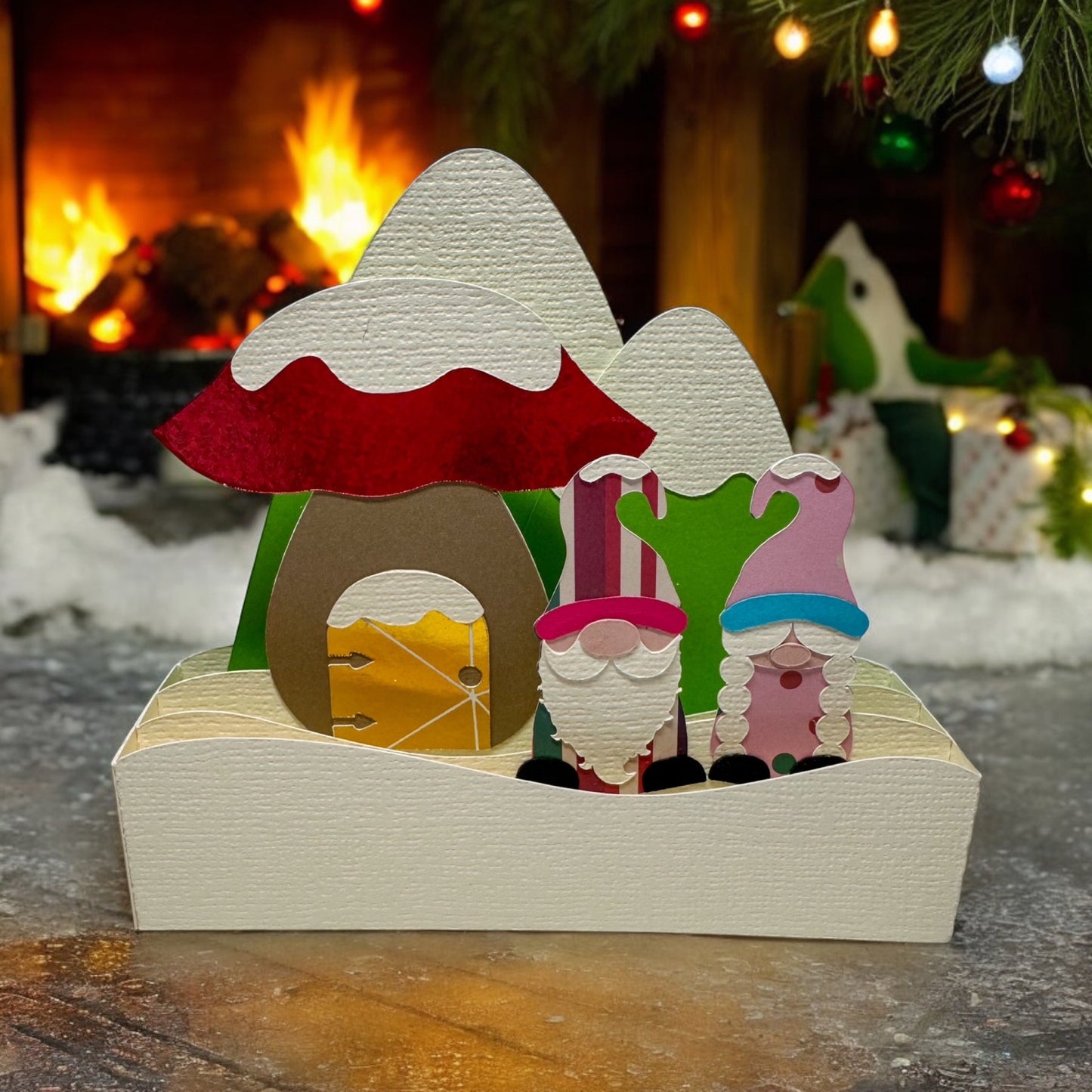Gonk Christmas box card