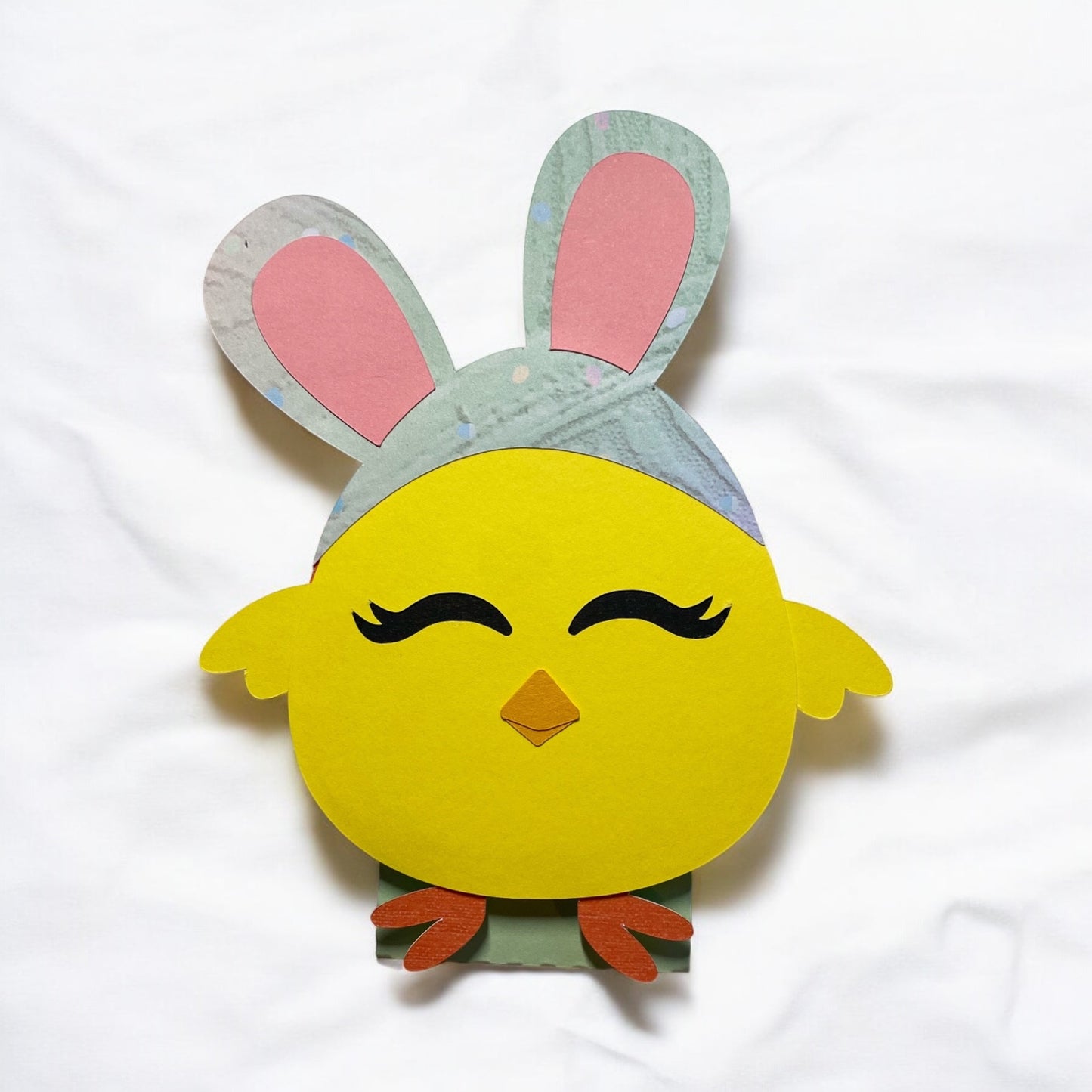 Easter chick gift card holder