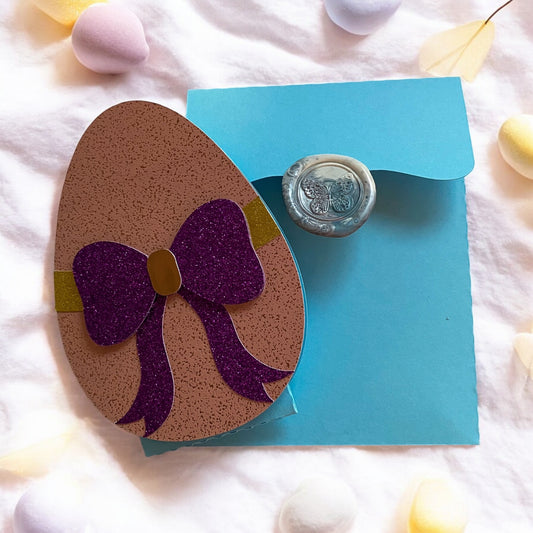 Easter egg gift card holder