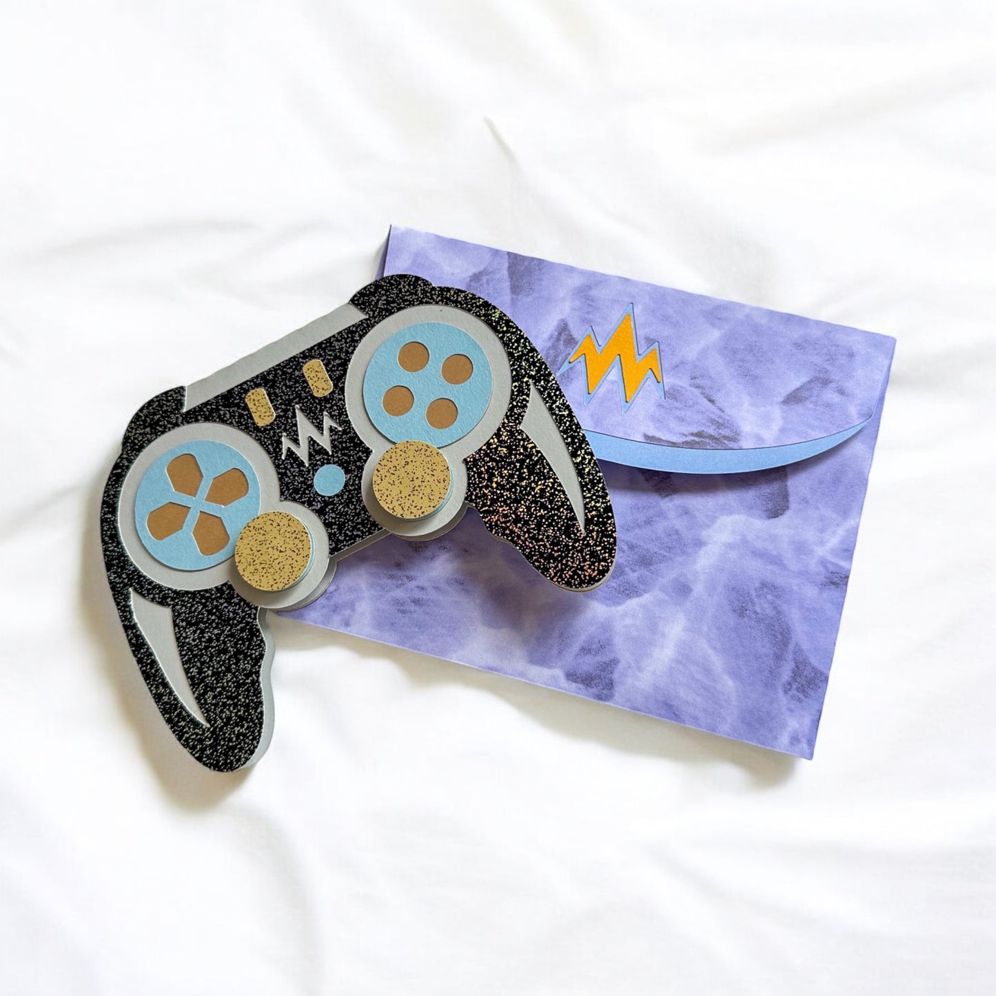 Game controller gift card holder