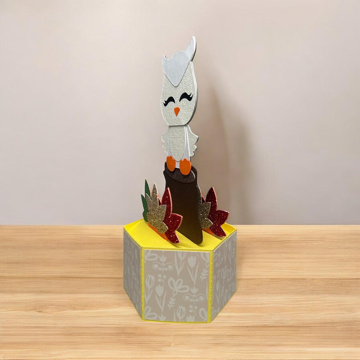 Owl pop-up card