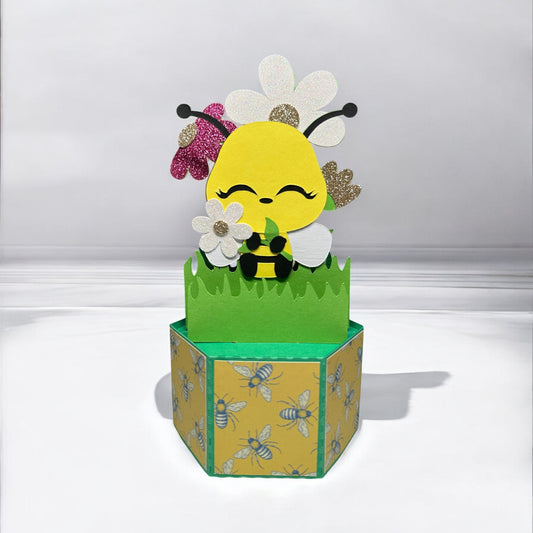 Buzzy bee pop-up card