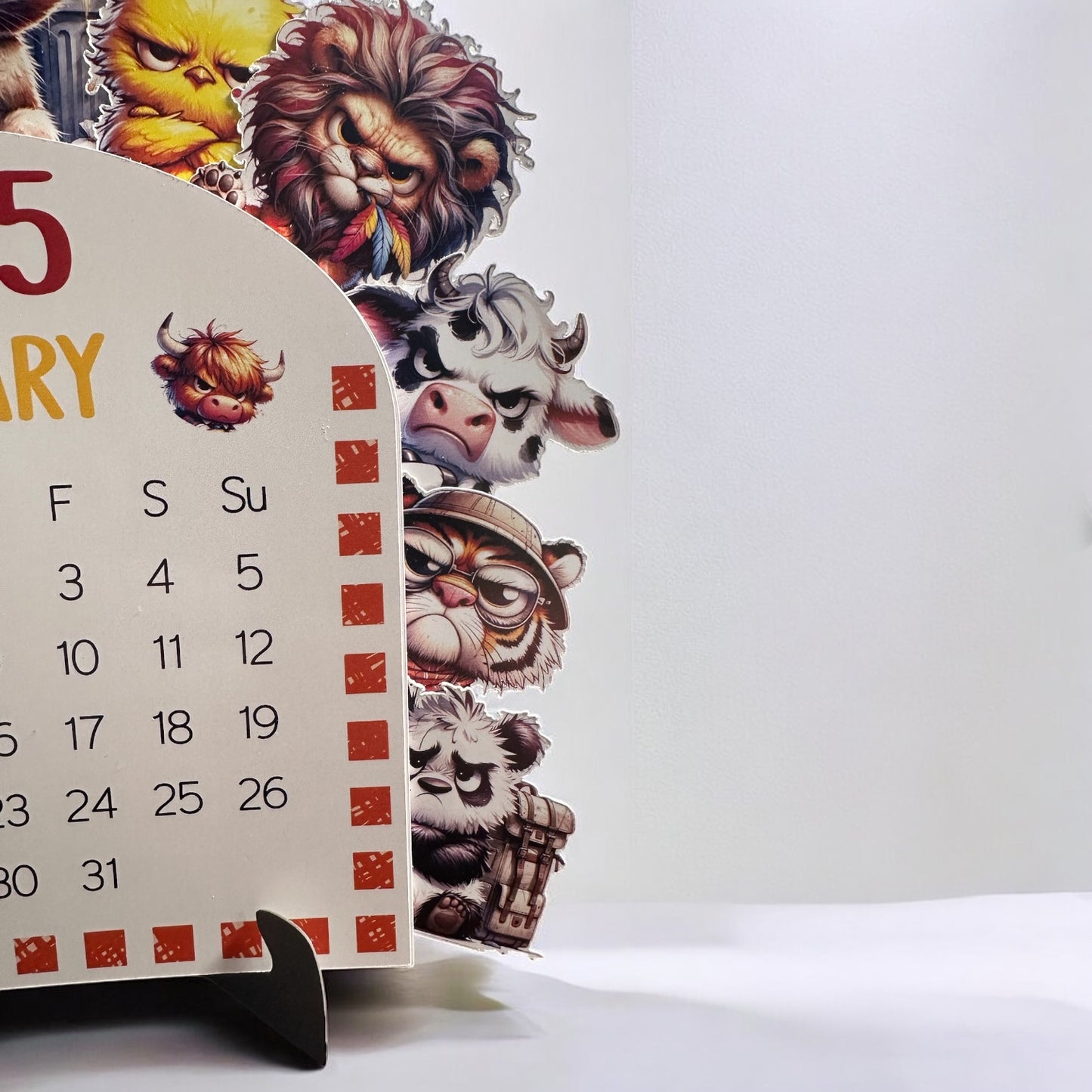 Grumpy animals calendar